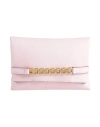 Victoria Beckham Orchid Pink Lambskin Clutch In Pink