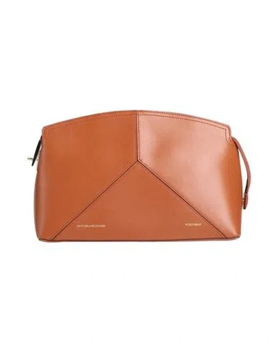 Victoria Beckham Woman Handbag Tan Size - Leather In Brown