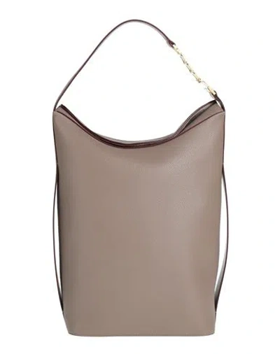 Victoria Beckham Woman Handbag Taupe Size - Calfskin In Gray