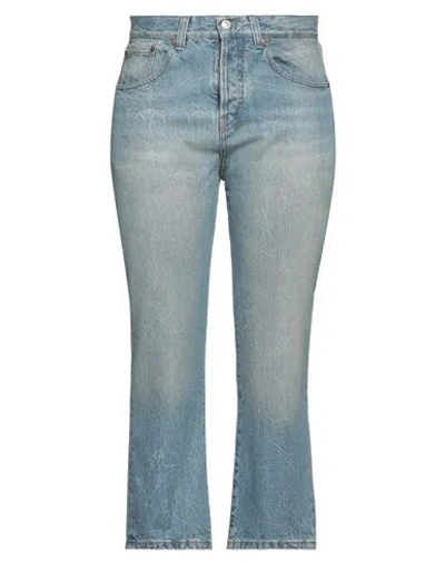 VICTORIA BECKHAM VICTORIA BECKHAM WOMAN JEANS BLUE SIZE 27 COTTON