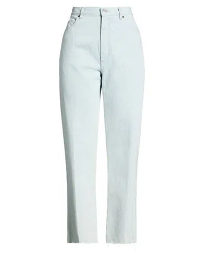 Victoria Beckham Woman Jeans Blue Size 28 Recycled Cotton, Cotton