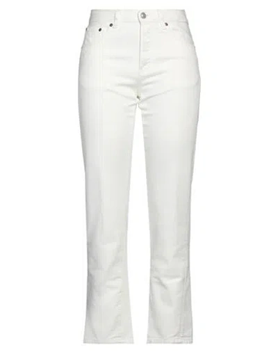 Victoria Beckham Woman Jeans Off White Size 24 Cotton