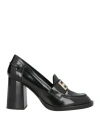 Victoria Beckham Woman Loafers Black Size 8 Leather