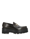 Victoria Beckham Woman Loafers Dark Brown Size 8 Calfskin