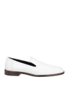 Victoria Beckham Woman Loafers White Size 10 Calfskin In White