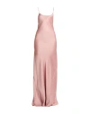Victoria Beckham Cami Open-back Satin Gown In Pink