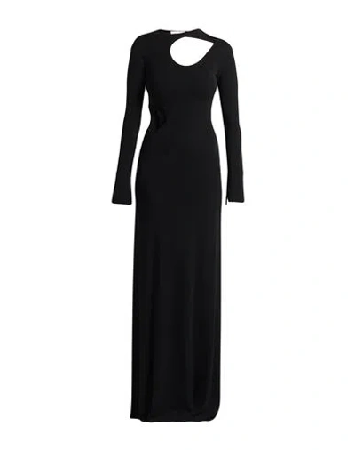 Victoria Beckham Cutout Jersey Maxi Dress In Black