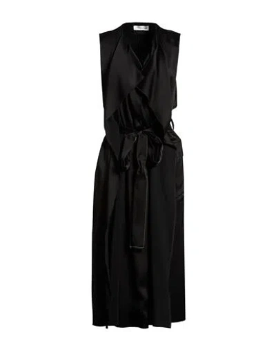Victoria Beckham Woman Maxi Dress Black Size 6 Acetate, Viscose, Polyester