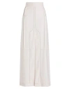 Victoria Beckham Woman Maxi Skirt Light Pink Size 0 Polyester, Virgin Wool, Elastane In Pink