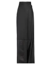 Victoria Beckham Woman Maxi Skirt Charcoal Size 6 Polyester, Virgin Wool, Elastane, Viscose In Grey