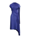 Victoria Beckham Woman Midi Dress Purple Size 4 Polyester, Elastane