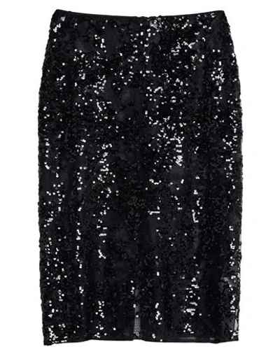 Victoria Beckham Woman Midi Skirt Black Size 6 Polyester, Polyamide, Elastane