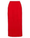 Victoria Beckham Woman Midi Skirt Red Size 00 Wool In Red