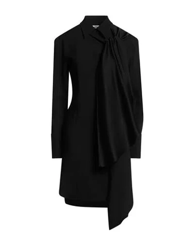 Victoria Beckham Woman Mini Dress Black Size 4 Acetate, Viscose
