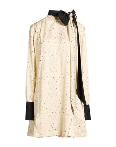 Victoria Beckham Woman Mini Dress Ivory Size 6 Polyester, Elastane In White