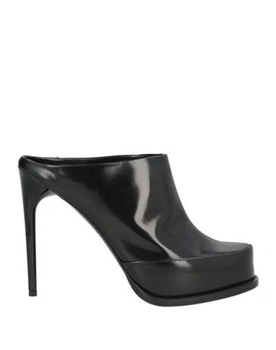 Victoria Beckham Woman Mules & Clogs Black Size 8 Calfskin