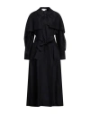 Victoria Beckham Woman Overcoat & Trench Coat Black Size 0 Silk