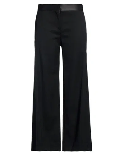 Victoria Beckham Woman Pants Black Size 10 Polyester, Virgin Wool
