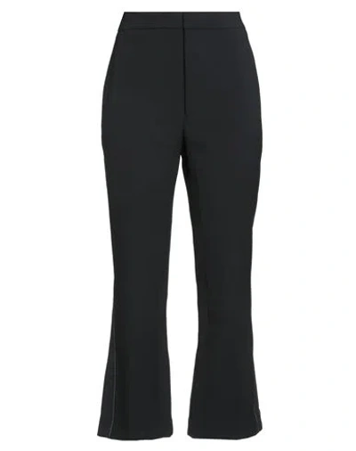 Victoria Beckham Woman Pants Black Size 4 Polyester, Virgin Wool, Polyamide, Elastane