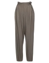 Victoria Beckham Woman Pants Khaki Size 8 Polyester, Wool, Elastane In Beige