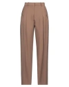 Victoria Beckham Woman Pants Khaki Size 6 Polyester, Virgin Wool In Beige