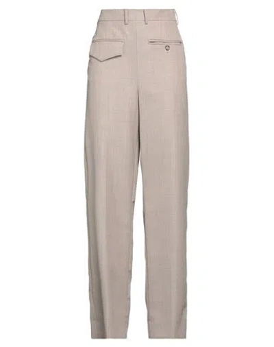 Victoria Beckham Woman Pants Light Brown Size 10 Virgin Wool In Beige