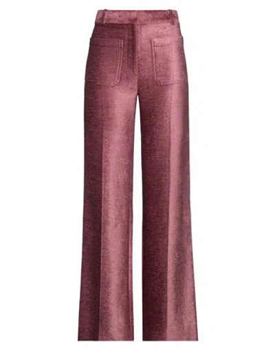 Victoria Beckham Woman Pants Pastel Pink Size 6 Viscose, Cotton, Modal