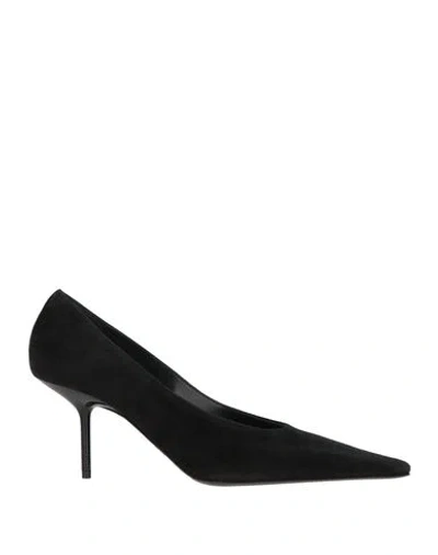 Victoria Beckham Woman Pumps Black Size 7 Leather