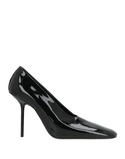 Victoria Beckham Woman Pumps Black Size 8 Leather