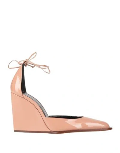 Victoria Beckham Woman Pumps Pastel Pink Size 5 Calfskin