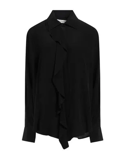 Victoria Beckham Woman Shirt Black Size 6 Silk