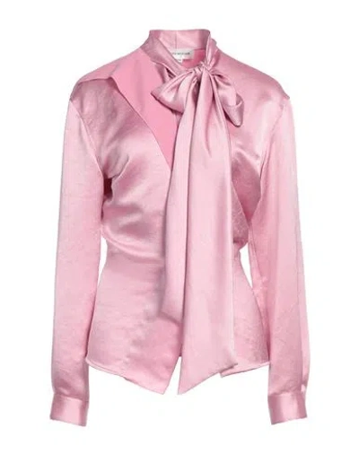 Victoria Beckham Woman Shirt Pink Size 10 Polyester In Baby Pink