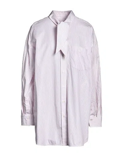 Victoria Beckham Woman Shirt Pink Size 6 Organic Cotton In Purple
