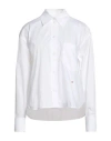 Victoria Beckham Cotton Shirt With Front Pocket And Long Sleeves