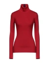 Victoria Beckham Turtleneck Sweater In Red