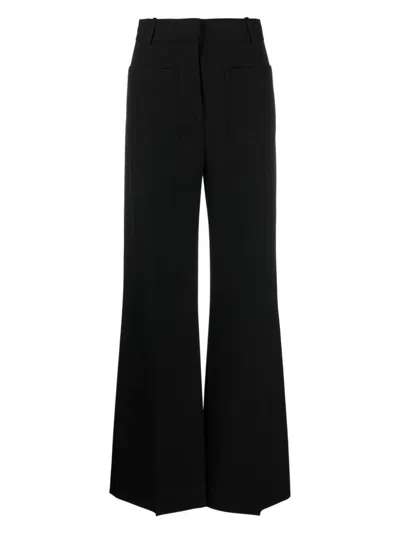 VICTORIA BECKHAM WOMEN'S ALINA WIDE CAMEL PANTS