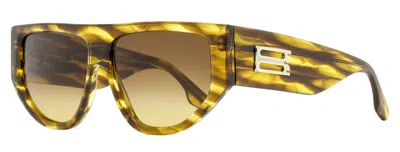 Victoria Beckham Women's B-monogram Tapered Sunglasses Vb676s 224 Striped Brown 55mm