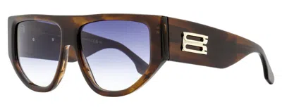 Victoria Beckham Women's B-monogram Tapered Sunglasses Vb676s 227 Brown Horn 55mm