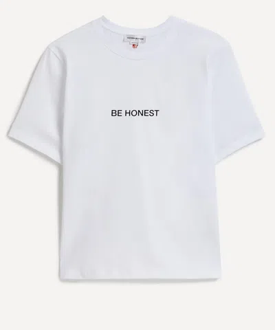 Victoria Beckham Be Honest Printed Cotton T-shirt