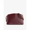 Victoria Beckham Womens Burgundy Small Leather Clutch