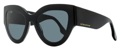Victoria Beckham Women's Cat Eye Sunglasses Vb628s 001 Black 55mm In Multi