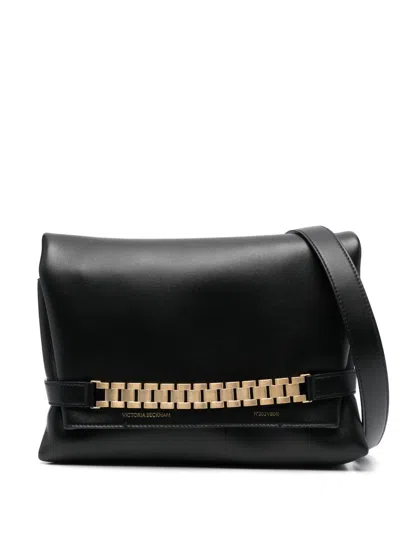 Victoria Beckham Women Chain Leather Clutch In Multicolor