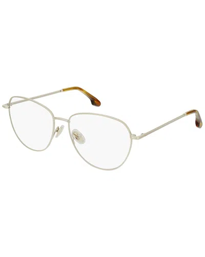 Victoria Beckham Women's Classic Logo 55mm Optical Frames In Gold