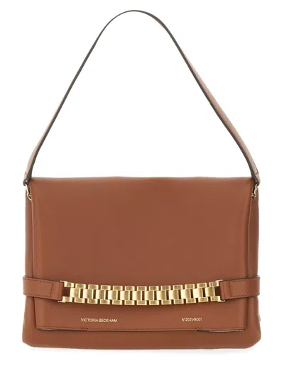 Victoria Beckham Women's Clutch Bag With Chain In Buff