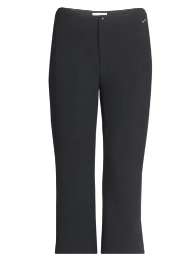 Victoria Beckham Women's Cotton Crop Pants In Black