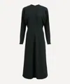 Victoria Beckham Dolman Viscose Blend Midi Dress
