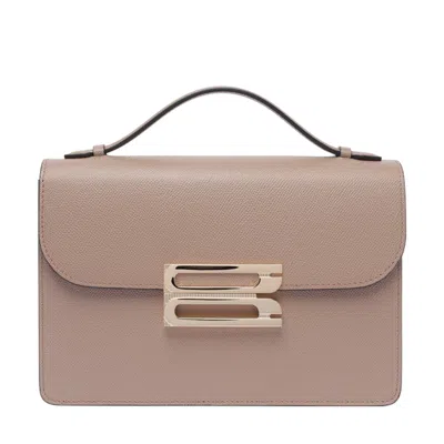 Victoria Beckham Flip Shoulder Bag In Nude