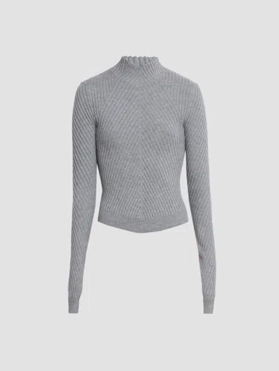 Victoria Beckham Women's Georgia Merino Wool Sweater In Gray