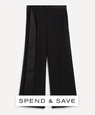 Victoria Beckham Women's Gigi Pleated Wide Leg Trousers