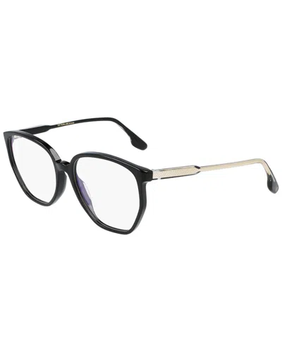 Victoria Beckham Women's Guilloché 55mm Optical Frames In Black